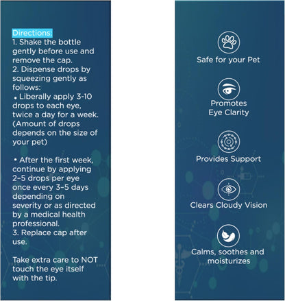 NOVEHA Pet Drops | Advanced Lanosterol Solution + NAC (2 x 10 mL)