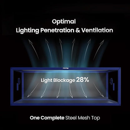85 Gallon Snake Enclosure, Front Opening Reptile Tank for Easy Maintenance, Reptile Terrarium with Top Screen Ventilation 48''x24''x18''