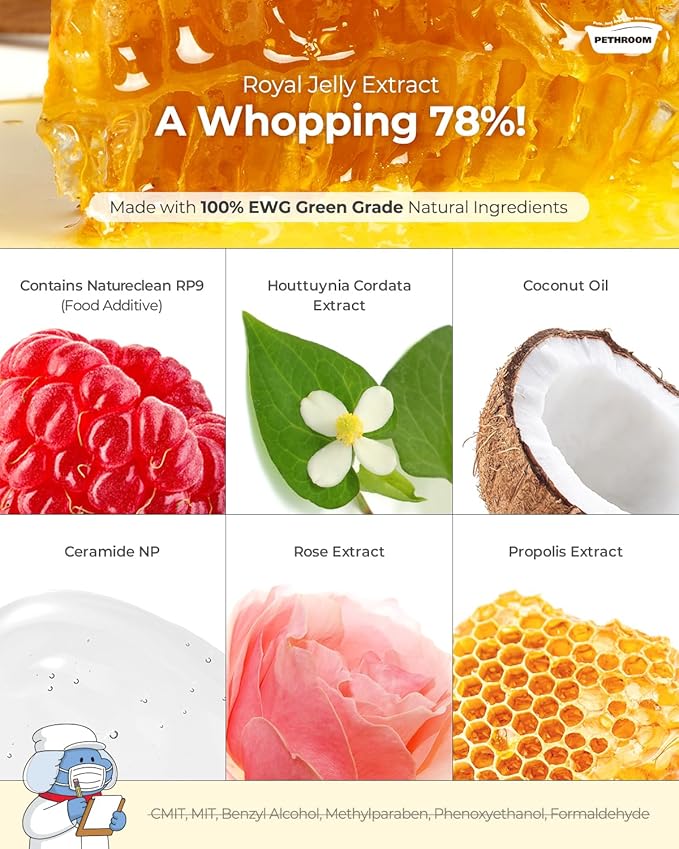 [PETHROOM] Roll-on Paw Balm for Cats & Dogs | Lick-Safe, Super Moisturizing Paw Protector | Soothing Protection from Hot Pavement | Easy to Apply | Quick Drying, Non-Sticky, Non-Staining 2.87 fl.oz.