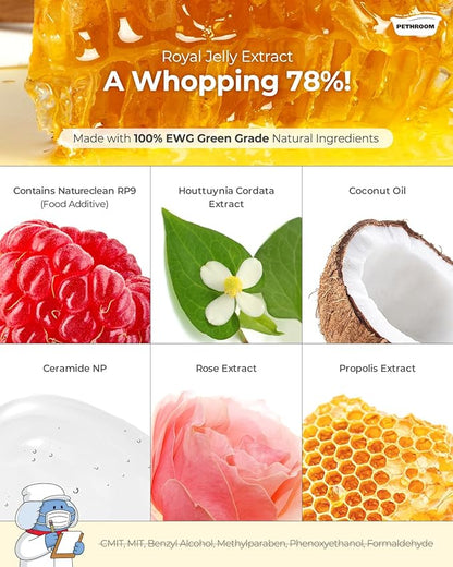 [PETHROOM] Roll-on Paw Balm for Cats & Dogs | Lick-Safe, Super Moisturizing Paw Protector | Soothing Protection from Hot Pavement | Easy to Apply | Quick Drying, Non-Sticky, Non-Staining 2.87 fl.oz.