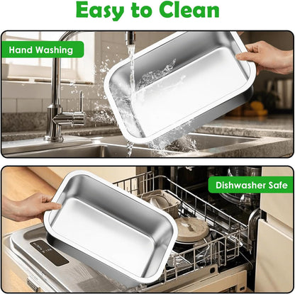 2 Gallon Elevated Dog Water Bowl, ADENGL Height Adjustable (10.4–15.2'') Raised Stainless Steel Bowl with Spill-Proof Mat & Sturdy Metal Stand, Tip-Proof, Easy to Clean, Indoor & Outdoor Use