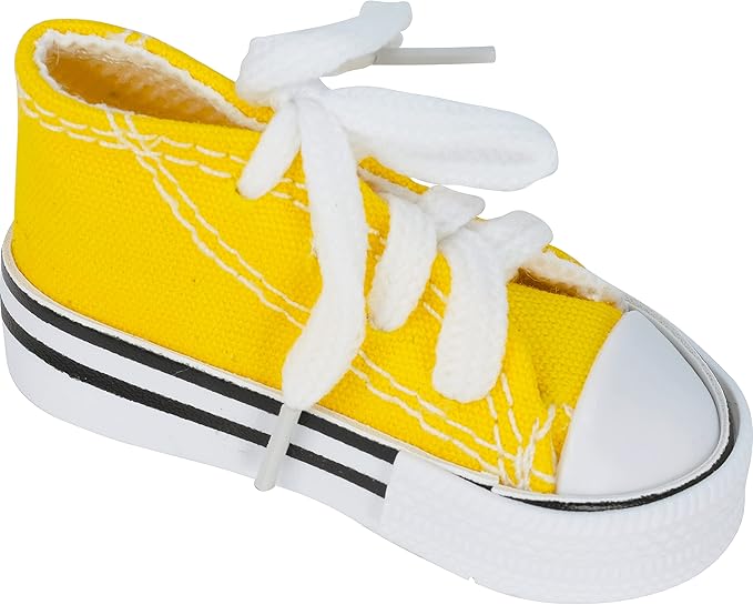 Bonka Bird Toys 1 Mini Sneaker Foot Beak Chew Throw Parrot Parakeet Quaker Budgie Finch Cockatoo Assorted Colors