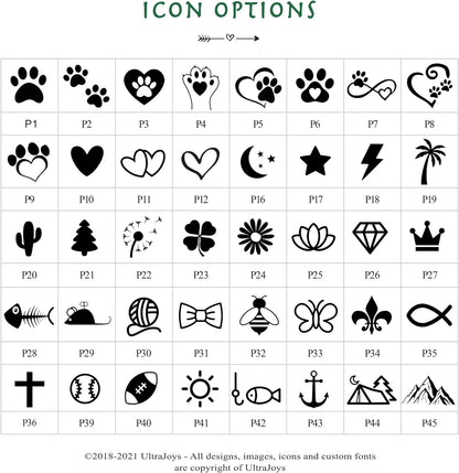 Ultra Joys Cat ID Tag Personalized Pet Tags, Durable Stainless Steel Small Pet Mini Dog Cat Tag Lightweight - Cathead Tag in Rose Gold