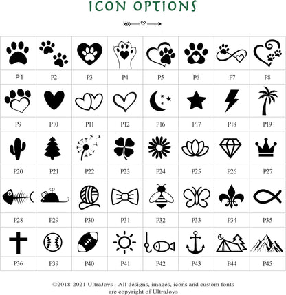 Ultra Joys Cat ID Tag Personalized Pet Tags, Durable Stainless Steel Small Pet Mini Dog Cat Tag Lightweight - Cathead Tag in Black