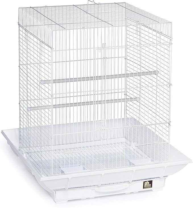 Mountain Majesty Clean Life Bird Cage with Spacious Interior, Durable Build, Easy-to-Clean Features, and Secure Design for Birds' Comfort Green