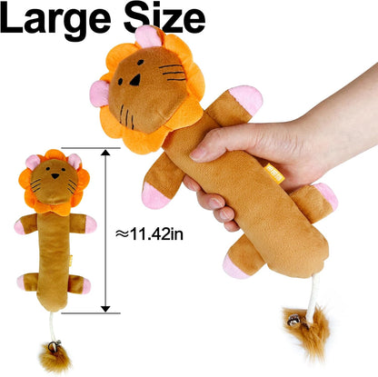 TTcat Catnip Silvervine Matatabi Pillow for Cats & Kittens,Crinkle Sound Toy,Cat Kicker Toy,Large Size Cat Soothing Plush Pillow (Lion).