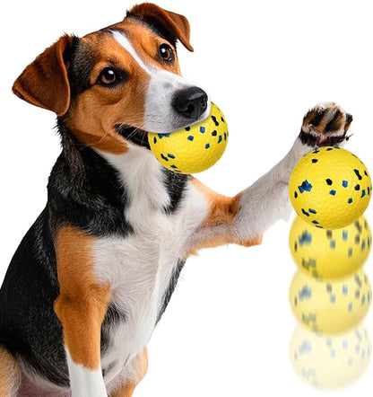 BABORUI E-TPU Dog Balls for Aggressive Chewers, Durable Dog Toy Floating Balls, Indestructible Fetch Ball for Large Medium Small Dogs, Interactive Bouncy Tennis Ball for Water Play & Teeth Cleaning