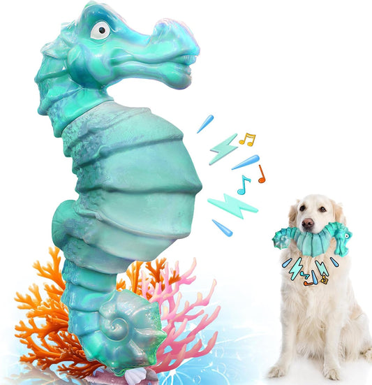 Dog Chew Toys for Aggressive Chewers: Tough DogToys for Large Dogs -Indestructible Toys for All Breeds-Squeaky Dog Toys for Aggressive Chewers/Super Chewers/Heavy Duty