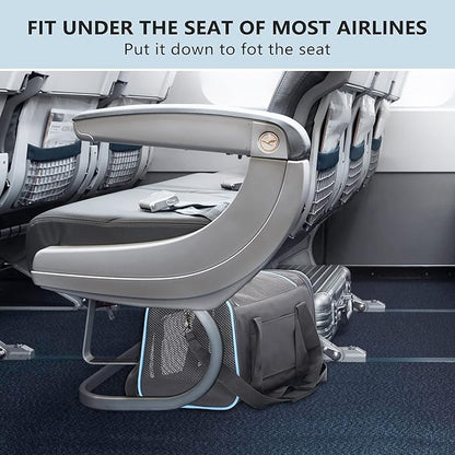 A4Pet Airline Approved Cat Carrier Dog Carriers, Soft-Sided Portable Pet Travel Washable Carrier for Dogs