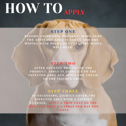 Pet Eye Cream Health for Dogs, Cats, Cattle, Sheep, Horse, Bird 1/8 oz / 5gr, 1 Tube