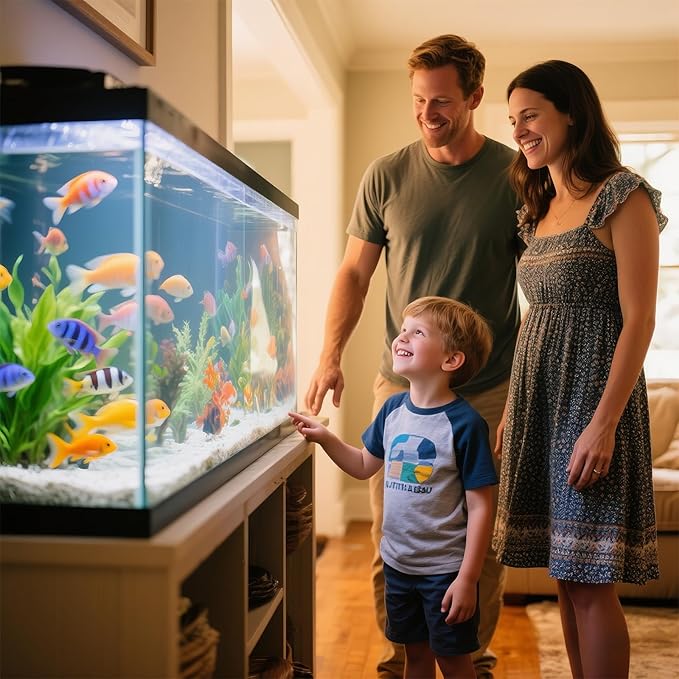 40 pcs 406/407 Media Replacement Kit Compatible with Fluval Aquarium Canister Filters - Bio Sponge, Activated Carbon, Ceramic Rings & Phosphate Remover Polishing Pad