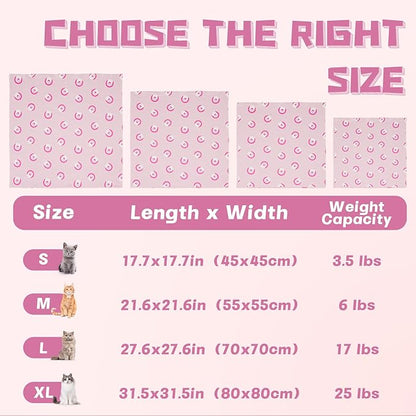 Supet Cat Wrap for Cutting Nails, Self-Adhesive Grooming Wrap, Anti-Scratch Cat Swaddle for Grooming, Ideal for Medicine, Nail Clipping, Teeth Brushing, Ear Cleaning