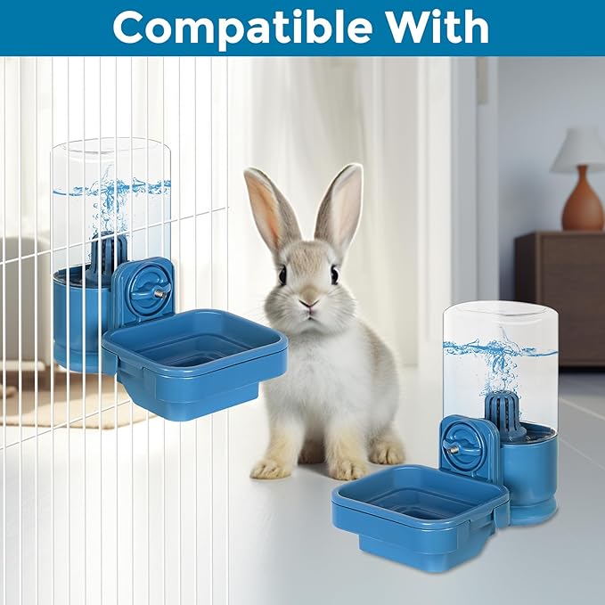 Vannon 4Pcs Pet Water Filter Sets, Activated Carbon Filter Replacements for Small Animals Water Bottle Dispenser, Replacement Filter Fits Filtered Water Dispensers