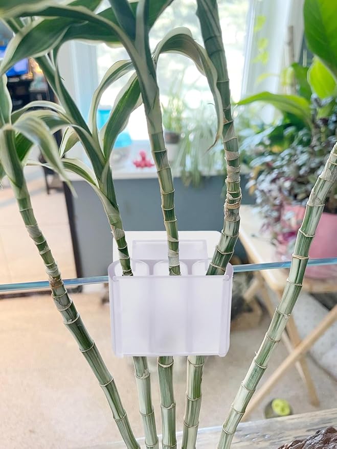 3 Holes Upgraded Aquatic Plant Cup Aquarium Plant Holder for Tank, Hanging Aquarium Plant Holder, Aquarium Aquatic Plant Cultivation, Aquarium Plant Decoration - 1 Pcs White