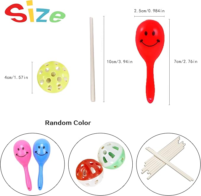 Bird Foraging Toys,Parrot Training Toys,Parrot Interactive Toys to Increase Feeding Time, Bird Enrichment Toys for Small and Medium Parrots,Cockatiel,Parakeet,Conures,Budgie,(Random color for gitfs)