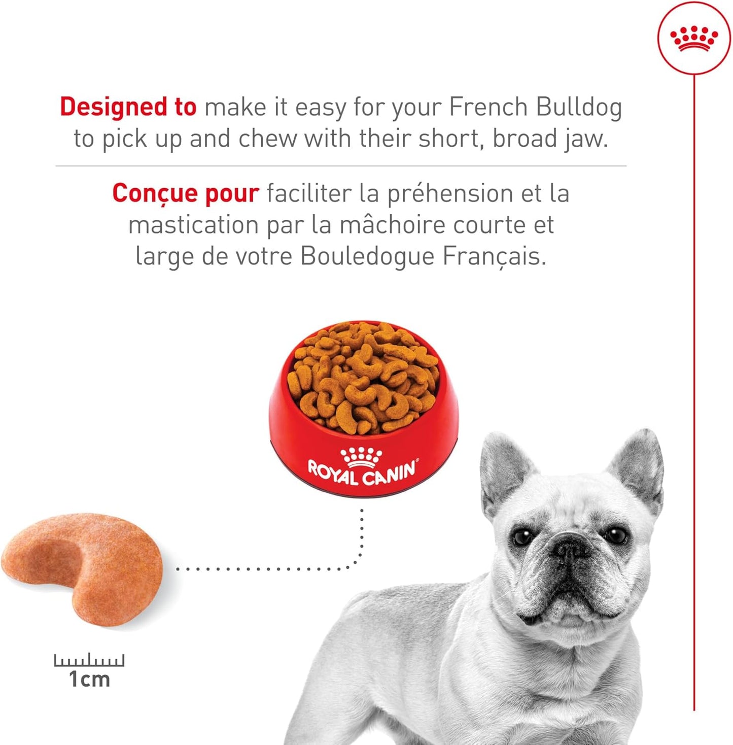 Royal Canin Breed Health Nutrition French Bulldog Adult Dry Dog Food, 17 lb Bag