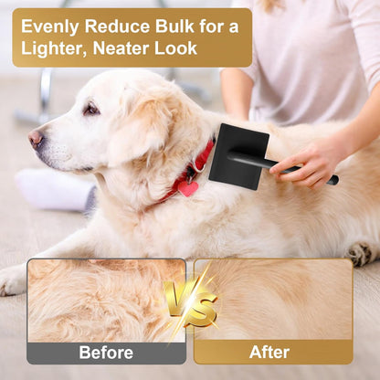 Dog Slicker Brush for Doodle Grooming,Dog Brush for Poodles,Long Pin Haired Pet Slicker Brush for Goldendoodles, Labradoodles,Bernedoodles (Black)