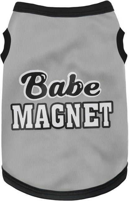 Elevate Your Pet's Seasonal Style with Playful Panache: with Adorable Beautifully Printed Dog Shirts Featuring Hilarious Printed Patterns for Airy Comfort in Summer and Fall Classic Series1 Medium