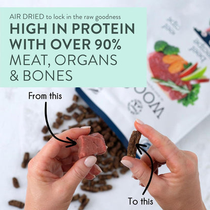 The New Zealand Natural Pet Food Co Wild Venison - Air Dried, Toppers, High Protein, Natural Limited Ingredient Recipe Dry Dog Food - 3.5 oz