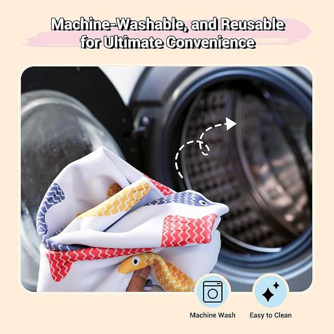 Kiorafoto 27.5" Large Cat Grooming Wrap，Self Adherent Fabric Cat Swaddle Burrito Wrap for Adult Cat & Small Dog, Anti-Scratch Cat Wrap Blanket for Medicine,Nail Trimming,Ear Cleaning,Teeth Brushing