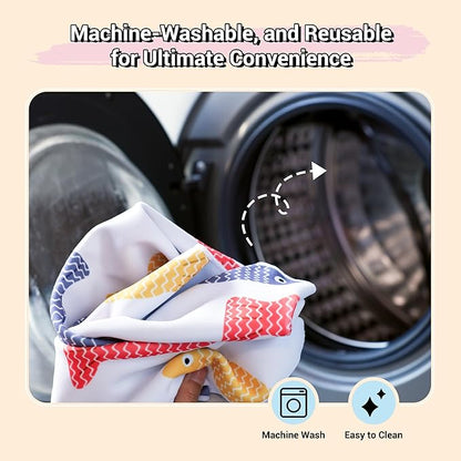 Kiorafoto 27.5" Large Cat Grooming Wrap，Self Adherent Fabric Cat Swaddle Burrito Wrap for Adult Cat & Small Dog, Anti-Scratch Cat Wrap Blanket for Medicine,Nail Trimming,Ear Cleaning,Teeth Brushing