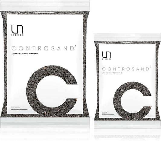 UNS Controsand - Vesuvius, 3L - Natural Freshwater 3-5 mm Dark Gray Gravel - Decorative Small Rocks for Aquascaping Planted Tank - Aquarium Terrarium Substrate for Betta, Shrimp, Fish, Reptile Decor