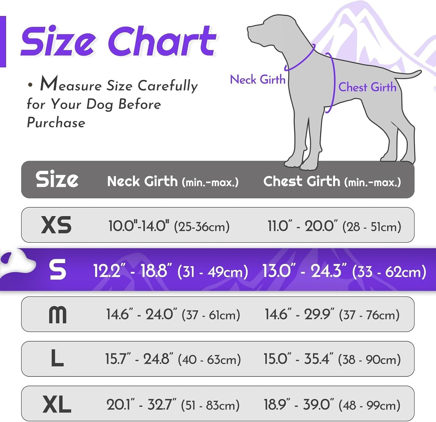 Eagloo Dog Harness Small Sized Dog, No Pull Service Vest with Reflective Strips and Control Handle, Adjustable and Comfortable for Walking, No Choke Pet Harness with 2 Metal Rings, Purple & Green, S