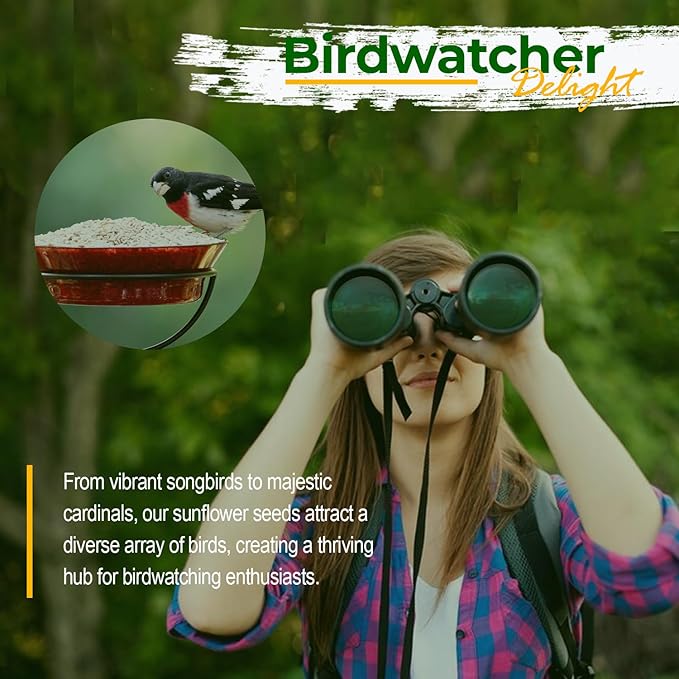 Old Potters Wildlife Sunflower Hearts & Chips for Bird Feeding and Wildlife Bird attracting, Non-GMO and USA Grown, 50 lbs