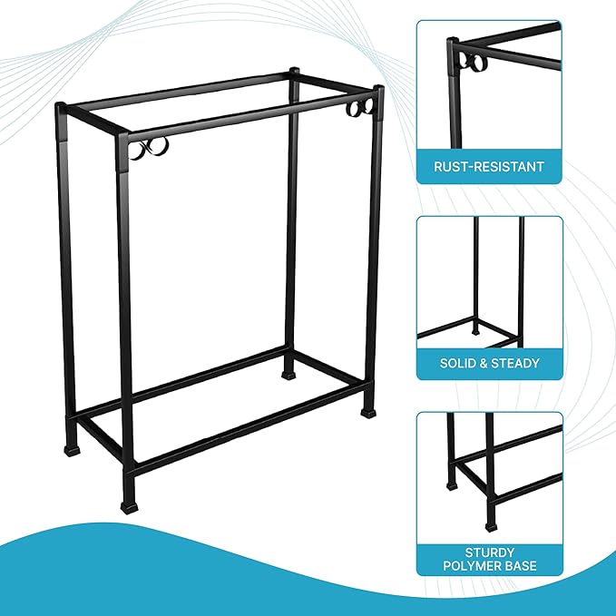TITANEZE 15 to 20 Gallon Double Aquarium Stand (2 Stands in 1), Fish Tank Stand, Bird Cage Stand, 26.5" W x 31" H x 13" D