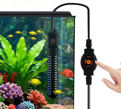 300W Aquarium Heater, Adjustable Thermostat Fish Tank Heater | Auto Shut-Off, Explosion-Proof for Fresh & Saltwater