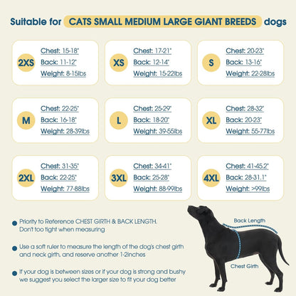 ROZKITCH Dog Winter Coat Soft Pullover Pajamas, Pet Windproof Warm Cold Weather Jacket Vest Cozy Jumpsuit Apparel Outfit Clothes for Walking Sleep Grey 3XL