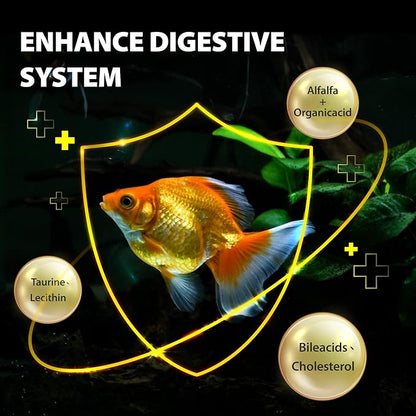 Purify Series for Goldfish Food, Sinking Gold Fish Pellets, All Natural Ingredients, Balanced Composition of Fish Food, Good for Fins Grow and Color Saturation, 3.53 oz (Pack of 1)