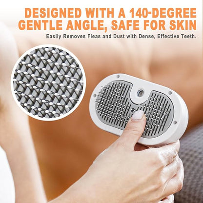 Cat Steam Brush-3 in 1 Pet Brush,Dog Shedding Tool Self Cleaning Pet Spray Depilation Comb with Release Button,Dog Steam Brushs,Cat Grooming Supplies for Long Short Haireds