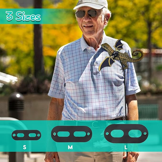 Bearded Dragon Leash and Harness Set, Lizard Bearded Dragon Leash and Carrier, Adjustable Harness with Leather Wings and Sling Bag,Reptile Small Pet Backpack for Outdoor Travel Walking (Gray)