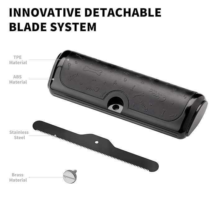 Cat & Dog Deshedding Brush – Gentle Pet Hair Remover Comb for Shedding, Effective Grooming Tool for Long & Short Hair, Comfortable Grip, Easy to Clean, Professional Pet Brush