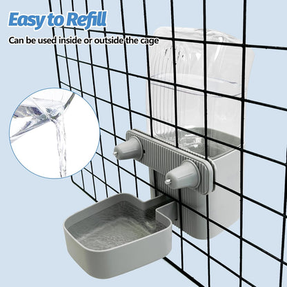 50 oz Rabbit Water Dispenser Hanging Gravity Bunny Water Bottle for Cage Automatic Small Animal Water Bottle for Ferret Guinea Pig Chinchilla Cat Puppy