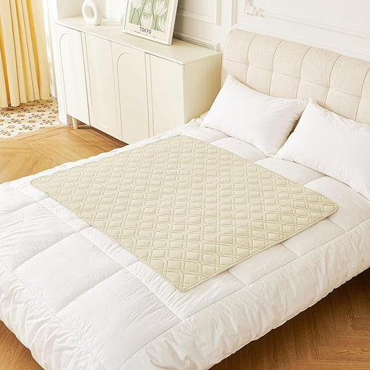 hyha Waterproof Dog Bed Blanket, Soft Pet Blankets, Waterproof Couch Cover for Dogs, Reversible Sofa Covers Washable for Furniture (40x50 Inch, Beige/Beige)