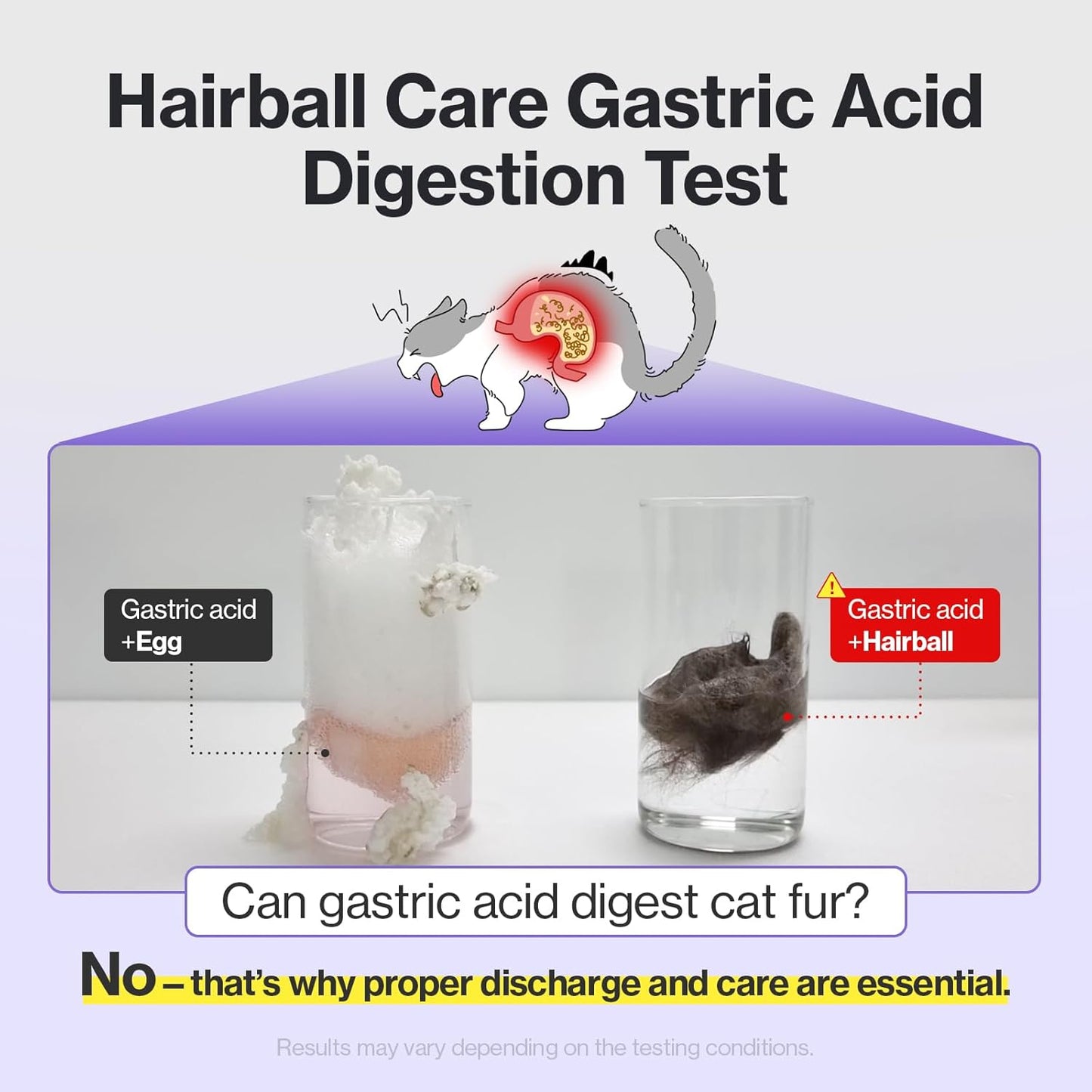 Dr.by HB Care Cat Hairball Supplement-Hairball Treatment for Cats Furball Control Relief Remedy & Digestive Support with Omega-3, Chitosan-30 lickable Formula Individuallly Packaged (1Pack, 30 Count)
