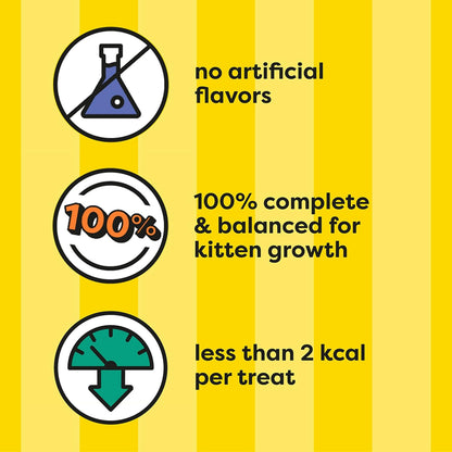 Temptations Kitten Crunchy and Soft Treats Chicken and Dairy and Salmon and Dairy Variety Pack, 6.3 oz. Pouches (Pack of 4)