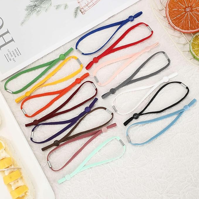 Stretchy Whelping Collars for Kittens and Small Puppies, 15 Colors 60Pcs Assorted Adjustable Identification Loops for Newborn Small Animal Litters, Multi Colored ID Bands (4 Inch)