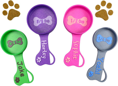 Personalized Dog Food Scoop Custom Scooper Pet Kibble Scoop Food Dispenser Dog Measuring Cup Custom Pet Accessories Gift Idea For Dog Lover (7oz - 7/8cup)