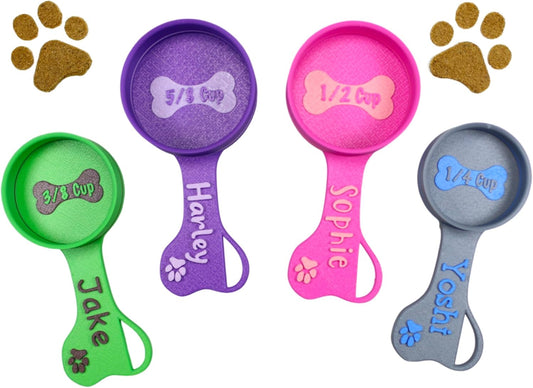 Personalized Dog Food Scoop Custom Scooper Pet Kibble Scoop Food Dispenser Dog Measuring Cup Custom Pet Accessories Gift Idea For Dog Lover (14oz - 1.75cup)