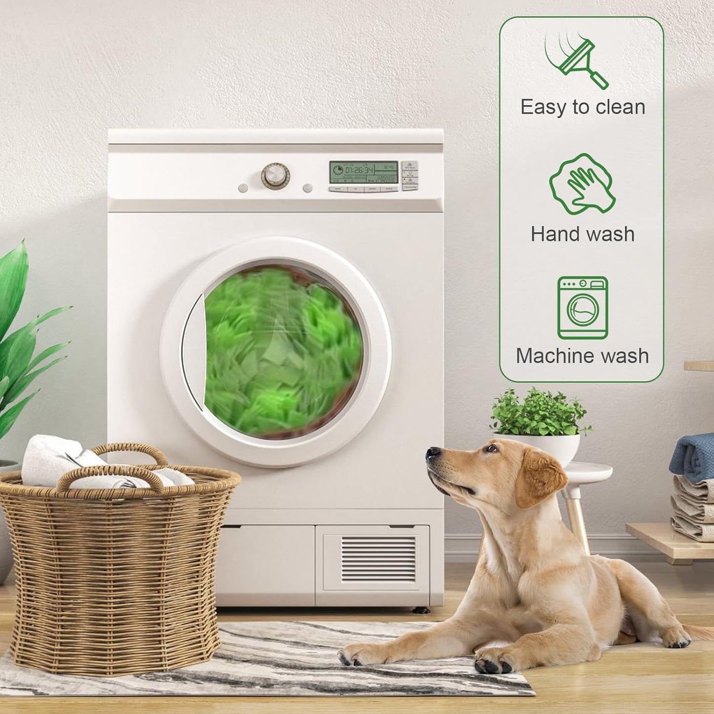 Snuffle Mat for Dogs Cats, Interactive Pet Non Slip Sniff Mat for Slow Eating Cognitive Puzzle Feeder for Enrichment Mental Stimulation Toys Keeping Boredom Away