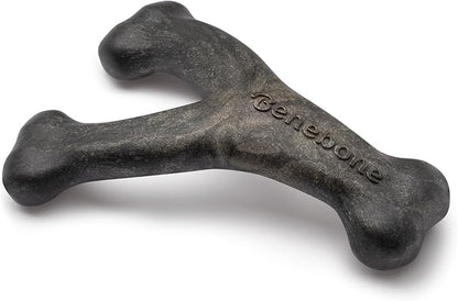 Benebone Pumpkin Spice Wishbone – Limited Edition Flavor, Durable Dog Chew Toy for Aggressive Chewers, Made in USA, Small