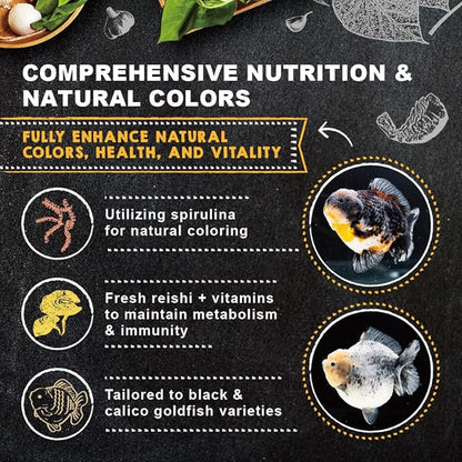 Ultra Fresh Apex Goldfish Growth Crisps, Premium All Natural Ingredients Goldfish Fish Food, Slow Sinking, 15 oz