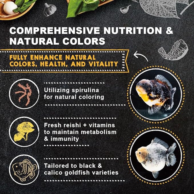 Ultra Fresh Apex Goldfish Growth Crisps, Premium All Natural Ingredients Goldfish Fish Food, Slow Sinking, 1.76 oz