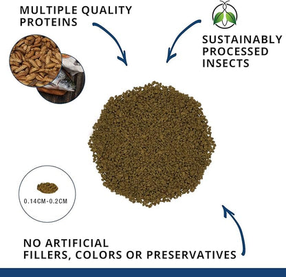 Fluval Bug Bites Tropical Fish Large Granules 4.4 oz, A6579, Brown (Pack of 2)