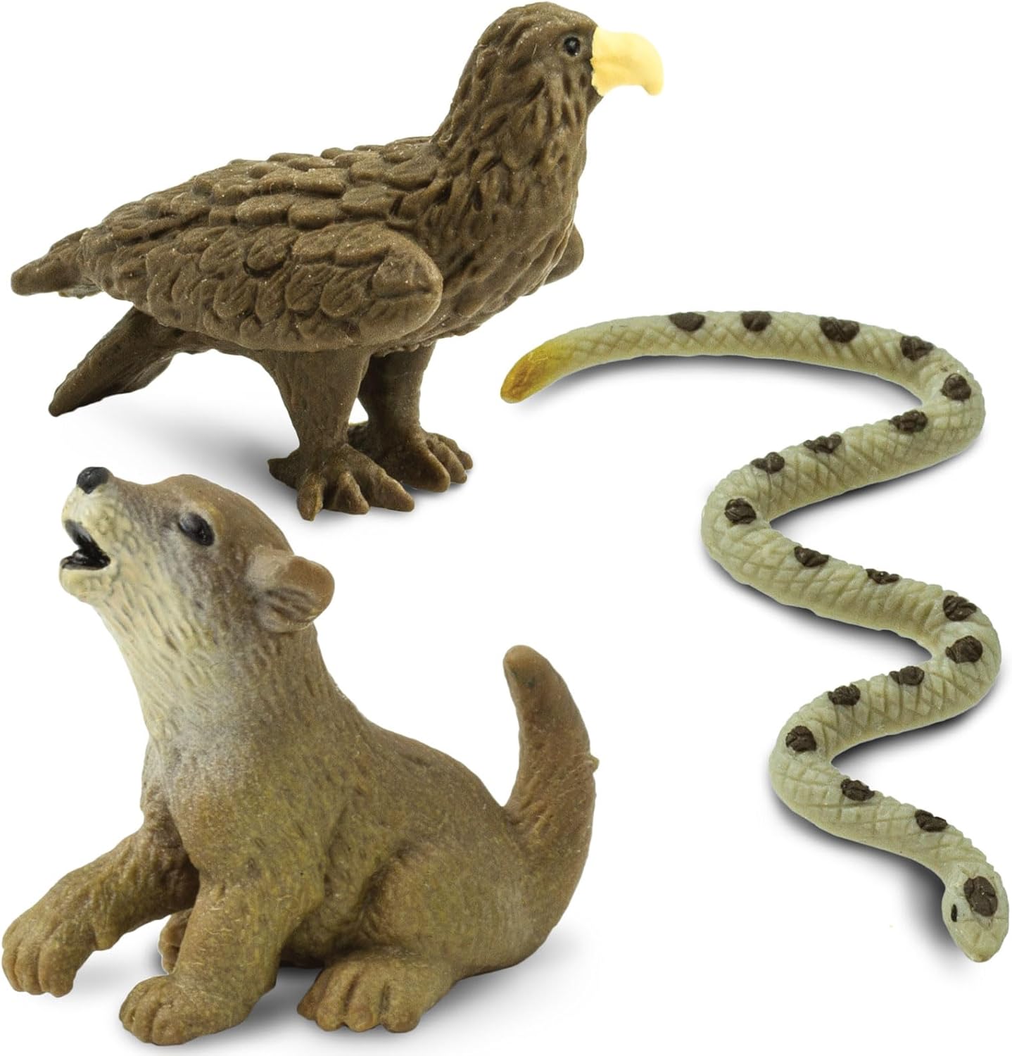 Safari Ltd. Good Luck Minis Wild West Fun Pack – 8 Mini Figurines Including Cow, Scorpion, Bison, Donkey, Pony, Wolf, Rattlesnake, Golden Eagle – Educational Toy Figures for Boys, Girls & Kids Ages 5+