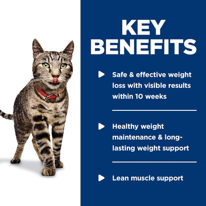 Hill's Science Diet Perfect Weight, Adult 1-6, Weight Management Support, Wet Cat Food, Liver & Chicken Minced, 2.9 oz Can, Case of 24