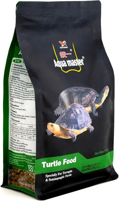 Aqua Master Turtle Food (500g Medium), 1.1 Pound (Pack of 1)